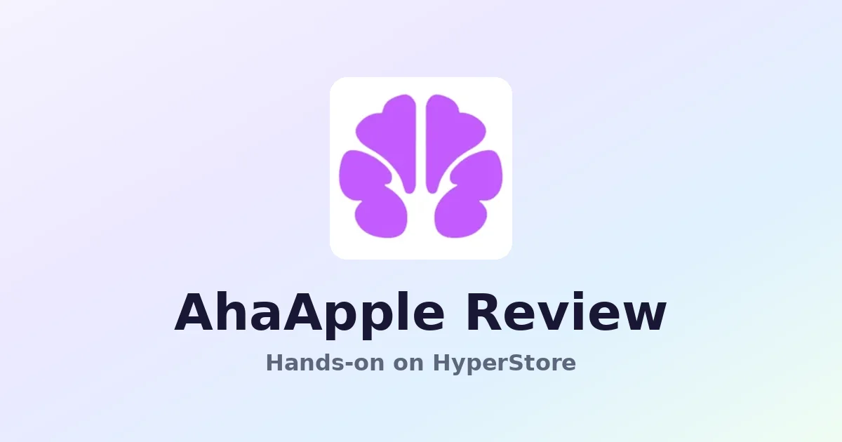 AhaApple Review: AI Idea Generator for Creative Teams