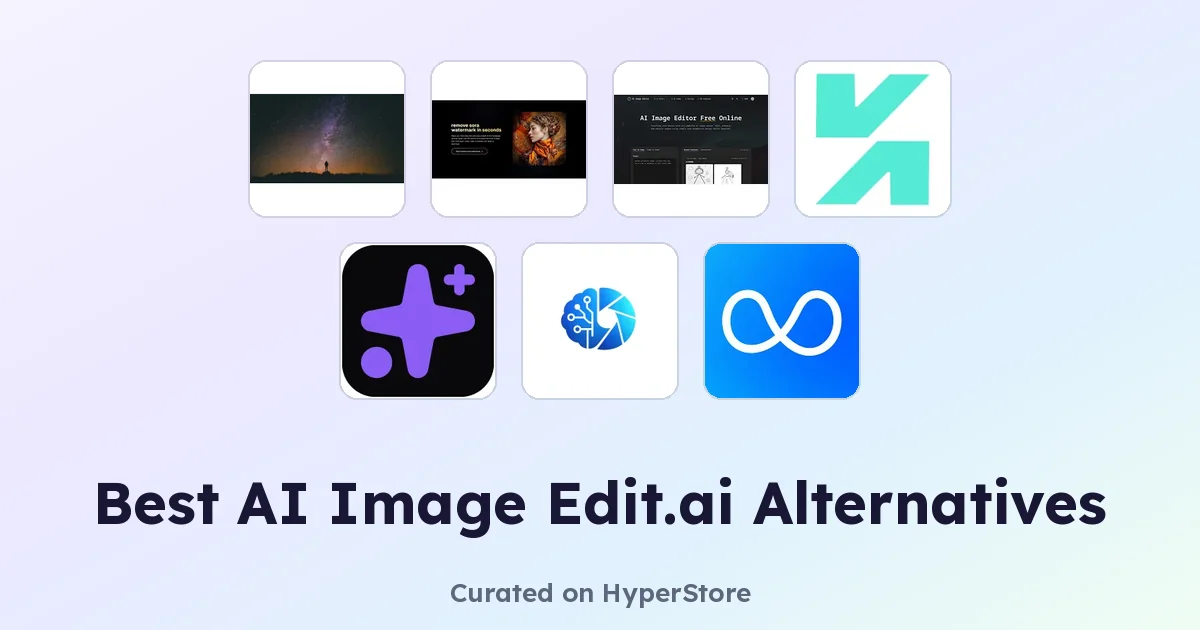 Best AI Image Edit.ai alternatives for Image Editing