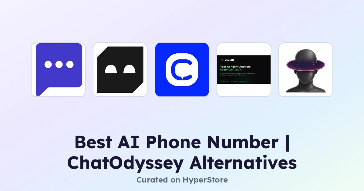 Beste AI Phone Number | ChatOdyssey Alternativen