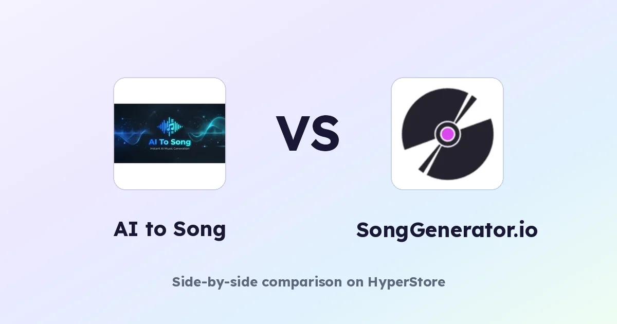 AI to Song vs SongGenerator.io: Which AI Music Generator Wins?