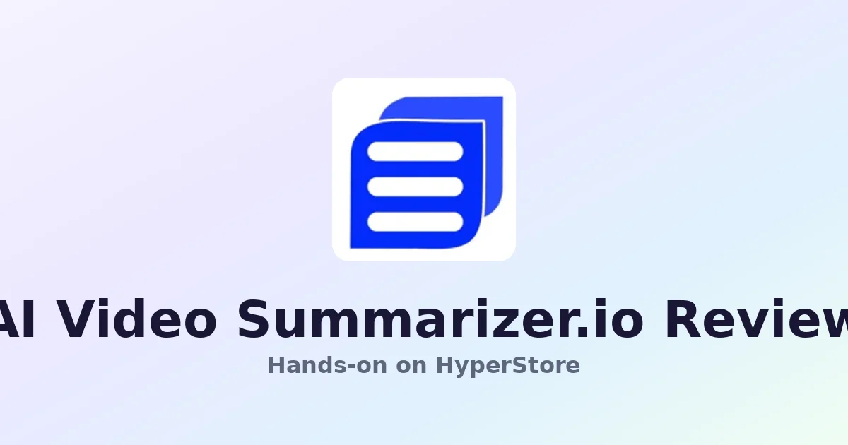 AI Video Summarizer.io Review: Free Video to Text Tool