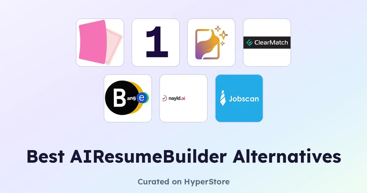 Migliori alternative a AIResumeBuilder per una ricerca di lavoro più efficace