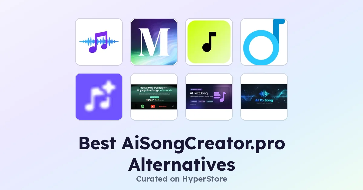 Beste Alternativen zu AiSongCreator.pro für KI-Musikproduzenten