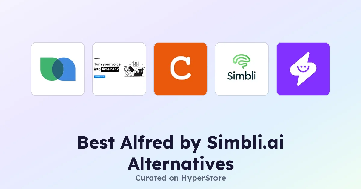Die besten Alternativen zu Alfred by Simbli.ai für tägliche Arbeitsabläufe