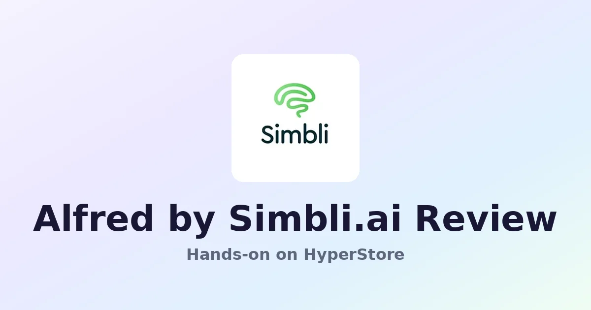 Alfred by Simbli.ai Review: AI Social Media Content Assistant