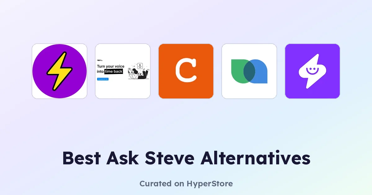 글쓰기, 메모 등을 위한 최고의 Ask Steve 대체 앱