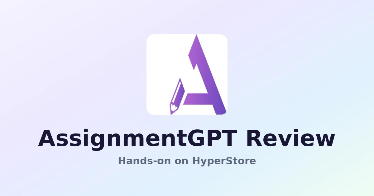 AssignmentGPT Review: AI Writing Tool for Students