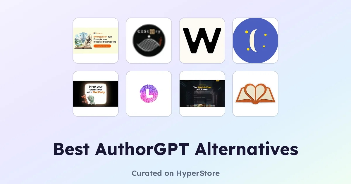Best AuthorGPT Alternatives for AI Story and Book Tools
