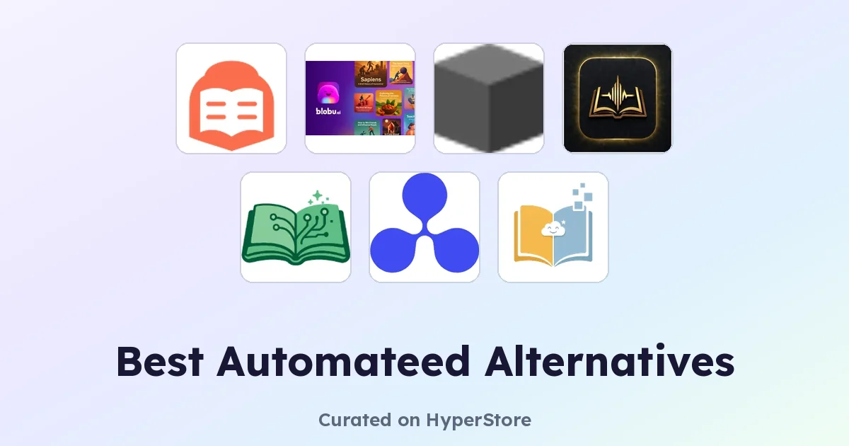 Meilleures alternatives à Automateed pour les outils de création de livres par IA