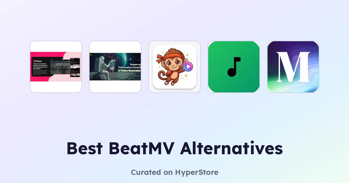 Meilleures alternatives à BeatMV : les meilleurs générateurs de clips vidéo par IA