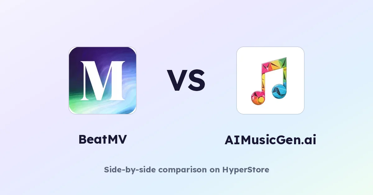 BeatMV против AIMusicGen.ai: какой ИИ-инструмент для музыки побеждает?