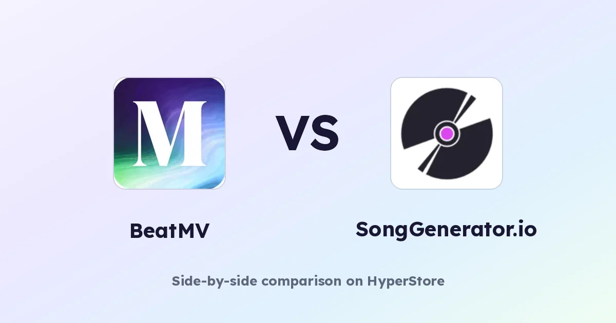 BeatMV vs SongGenerator.io: 어떤 AI 음악 도구가 당신에게 맞을까?