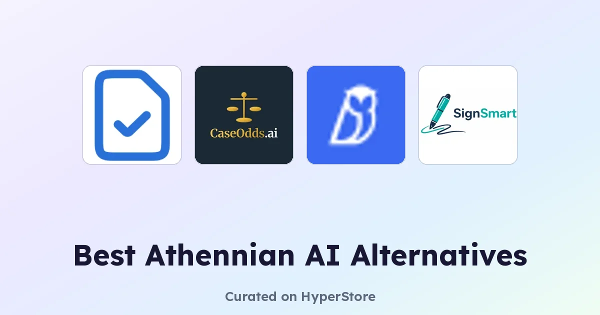 법률 업무 흐름을 위한 최고의 Athennian AI 대안