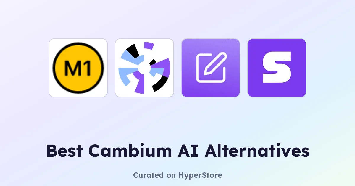 Beste Cambium-AI-Alternativen für die KI-Inhaltserstellung