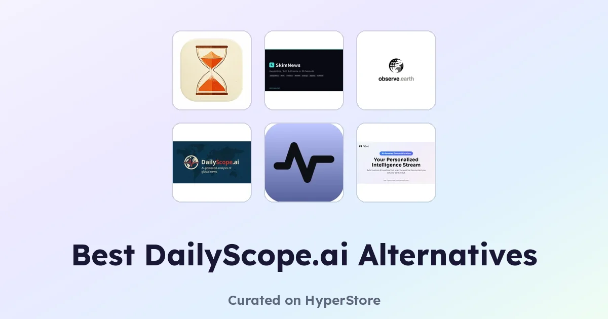 Melhores alternativas ao DailyScope.ai para monitorização de notícias com IA