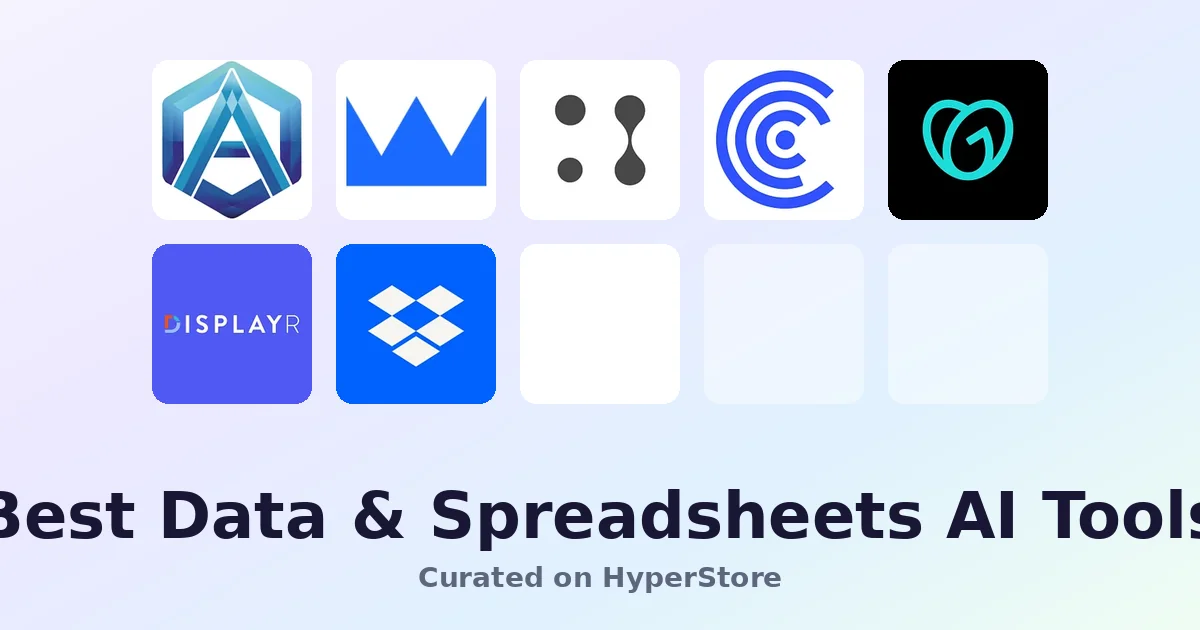 Best Data & Spreadsheets AI Tools: Top 10 for 2026