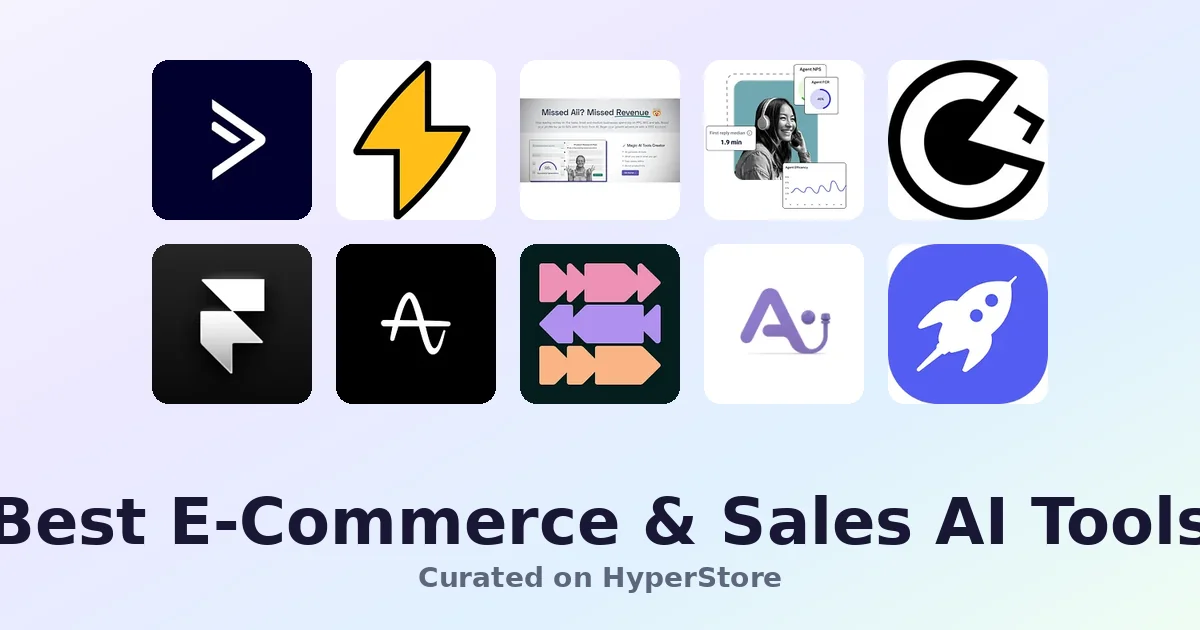 Best E-Commerce & Sales AI Tools for Online Growth