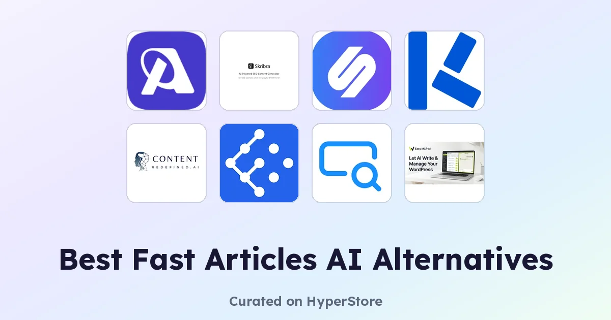 Best Fast Articles AI Alternatives for SEO Content
