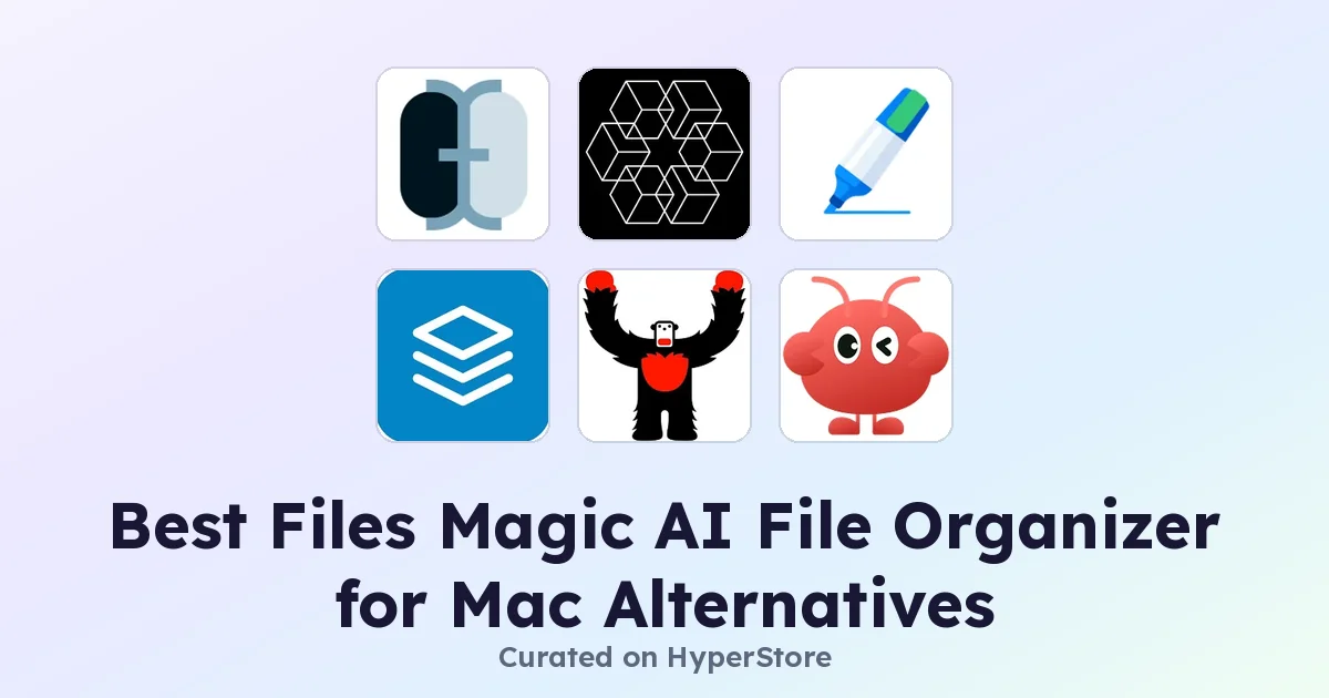 Best Files Magic AI File Organizer for Mac Alternatives