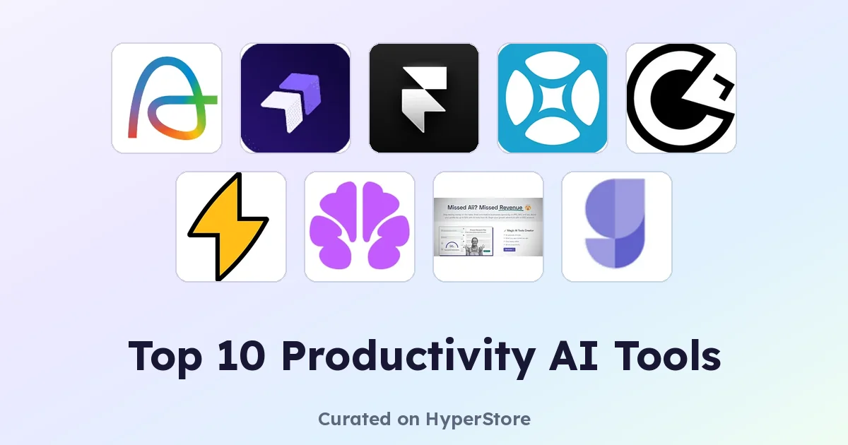 Top 10 Best Productivity AI Tools for Efficient Workflows
