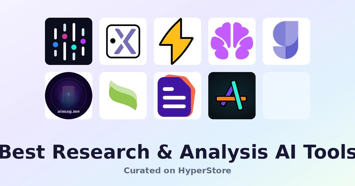 Best Research & Analysis AI Tools in 2026