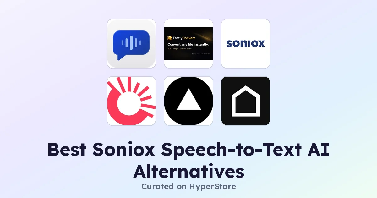 Die besten Alternativen zu Soniox Speech-to-Text AI, die Sie in Betracht ziehen sollten