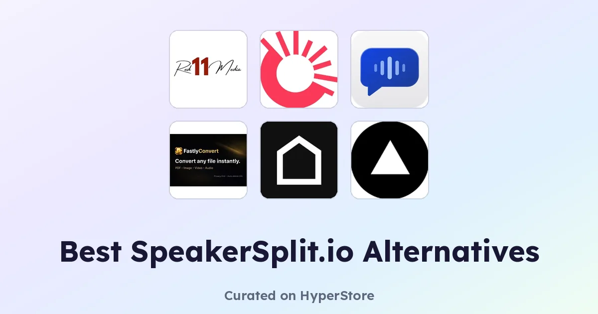 Лучшие альтернативы SpeakerSplit.io для точной расшифровки с помощью ИИ