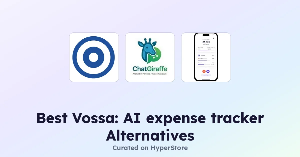 Лучшие альтернативы Vossa: AI expense tracker — сравнение