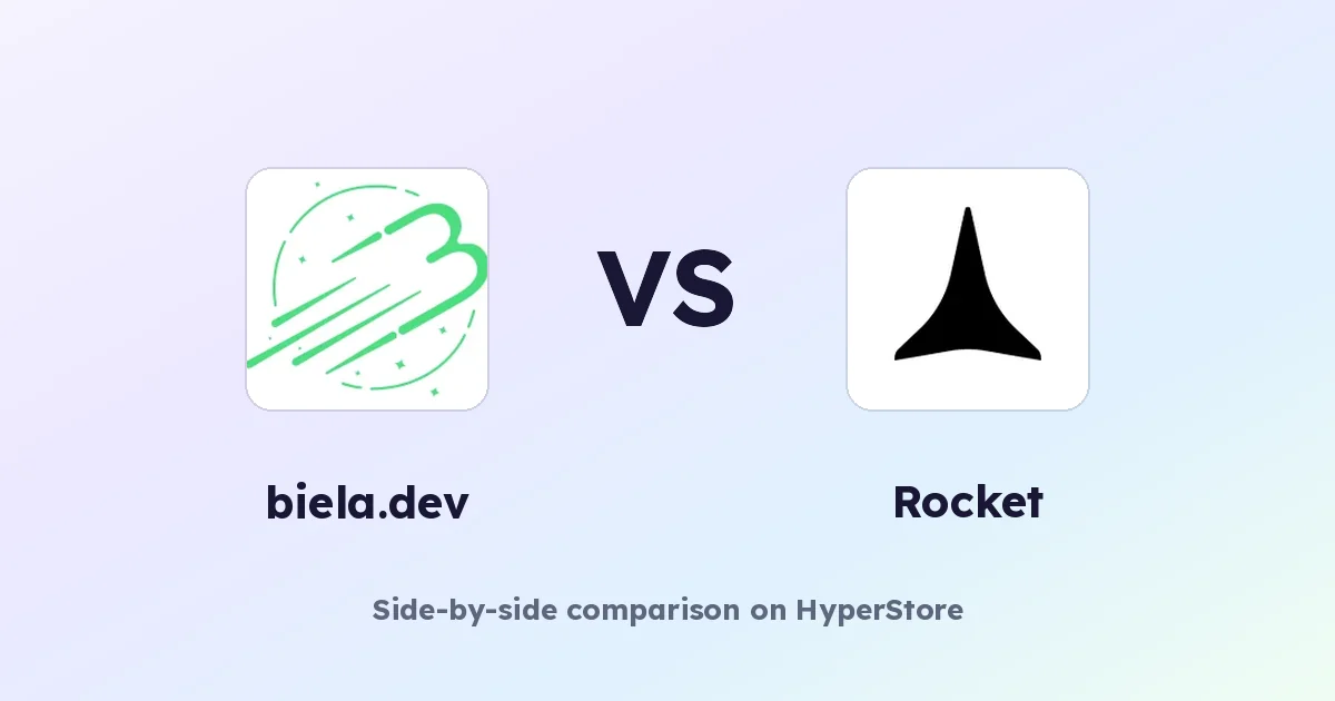 biela.dev vs Rocket: Which No-Code AI Builder Wins?