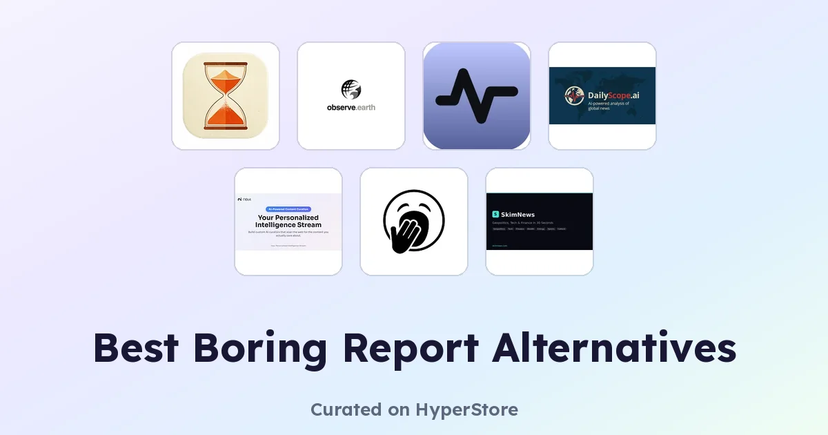 Лучшие альтернативы Boring Report для спокойного поиска новостей