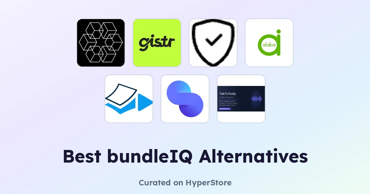Meilleures alternatives à bundleIQ pour des workflows de recherche plus intelligents