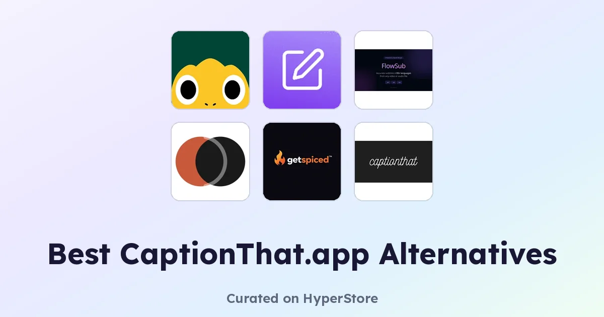 Best CaptionThat.app Alternatives for Faster Captions