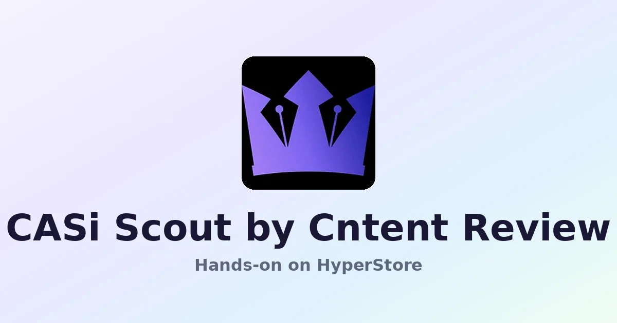 CASi Scout by Cntent Review: Trend Intelligence for Content Teams