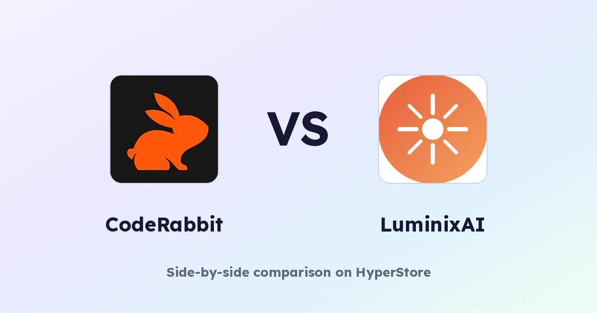 CodeRabbit vs LuminixAI: ¿Qué herramienta de IA se adapta a tu flujo de trabajo?