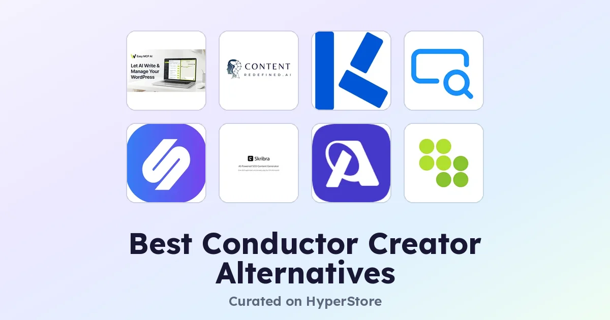 Best Conductor Creator Alternatives for SEO Content
