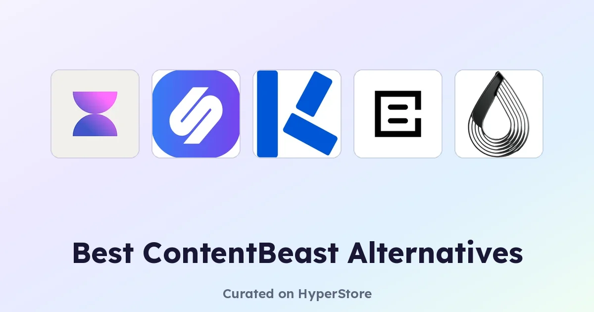 ContentBeast 대안: 최고의 AI 콘텐츠 도구 비교