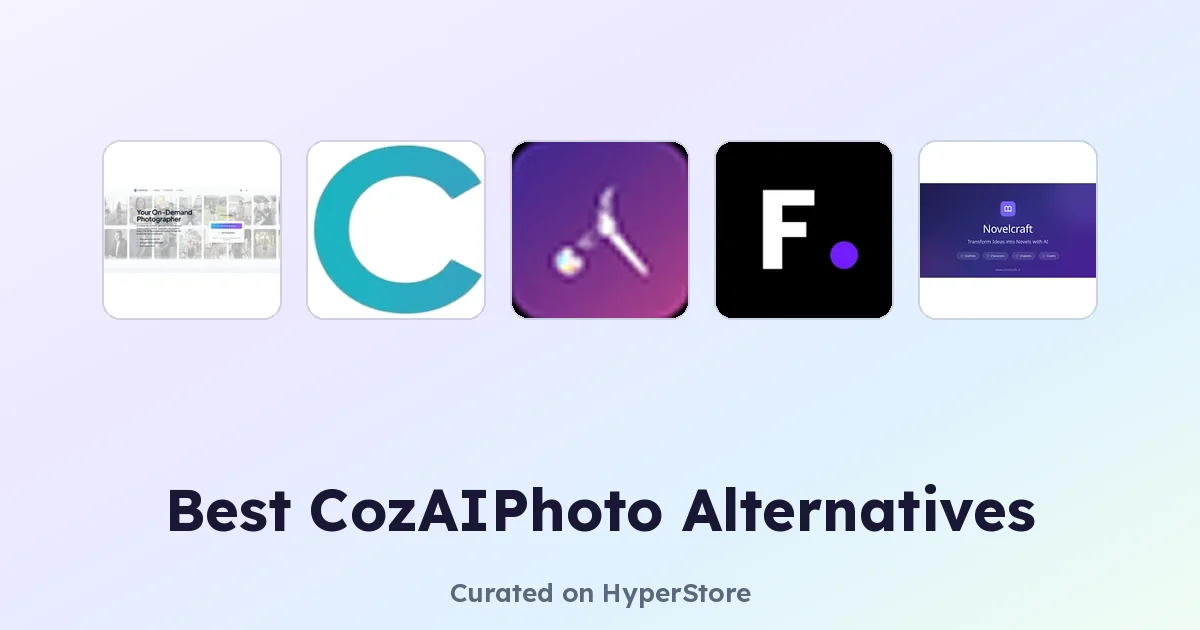 Meilleures alternatives à CozAIPhoto pour la création photo assistée par IA