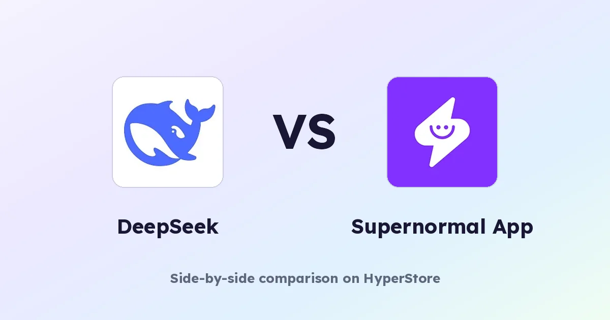 DeepSeek vs Supernormal App：あなたに合うAIツールはどれ？