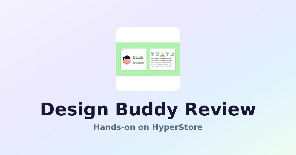 Design Buddy Review: AI Design Feedback for Non-Designers