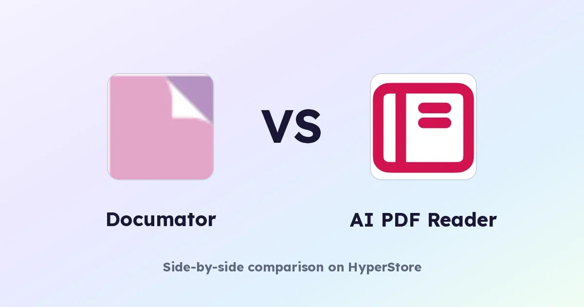 Documator vs AI PDF Reader: Which PDF AI Tool Wins?