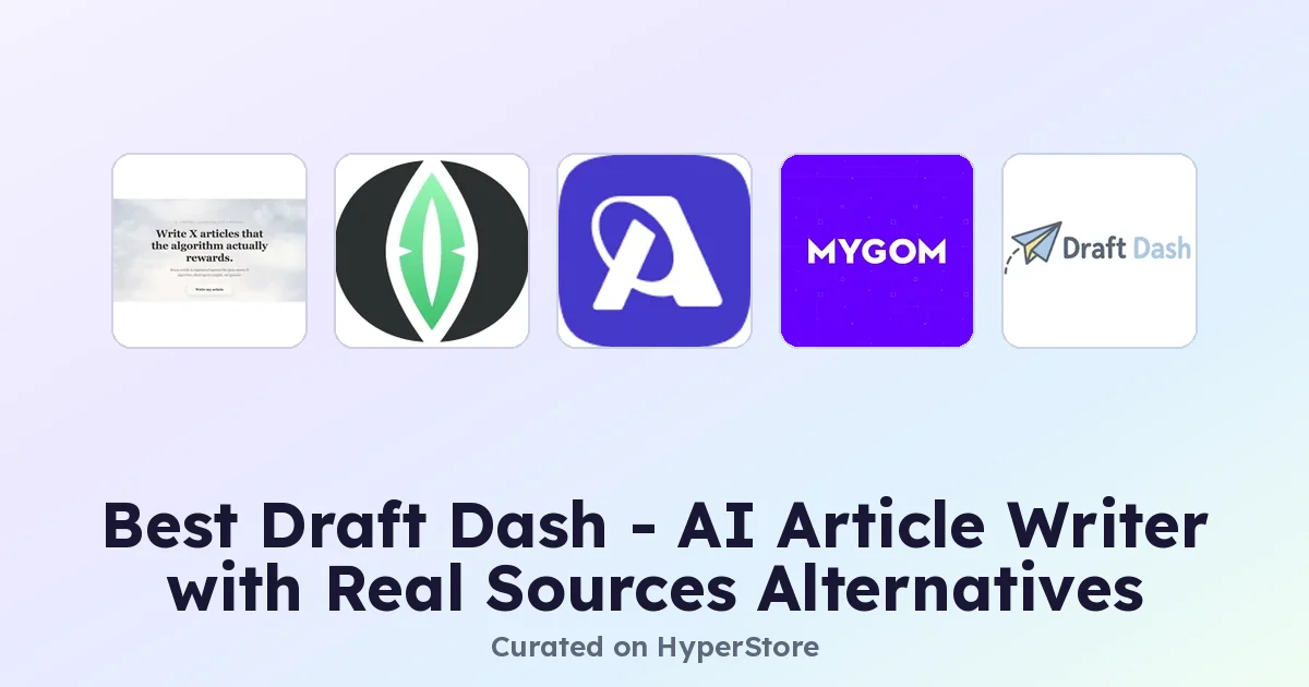 Лучшие альтернативы Draft Dash: сравнение ИИ-писателей статей