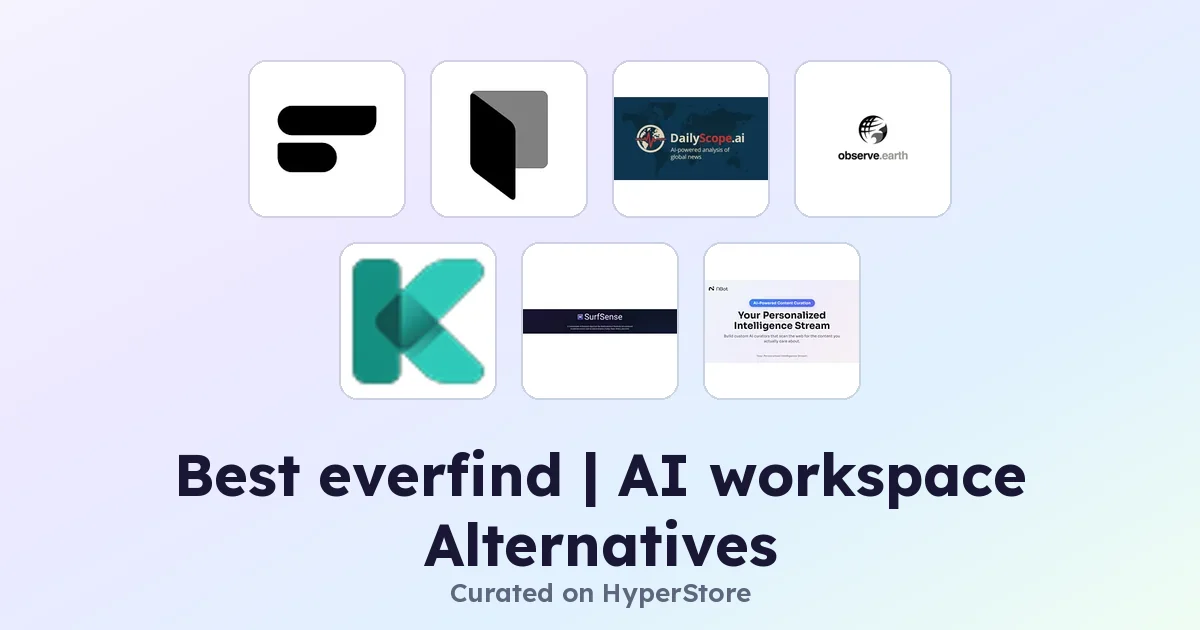 Best everfind | AI workspace alternatives for research