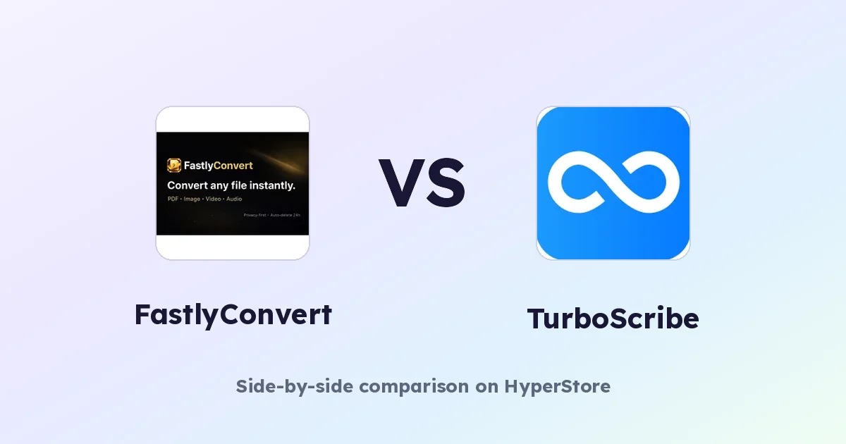 FastlyConvert vs TurboScribe: Hangi Yapay Zeka Transkripsiyon Aracı Kazanıyor?