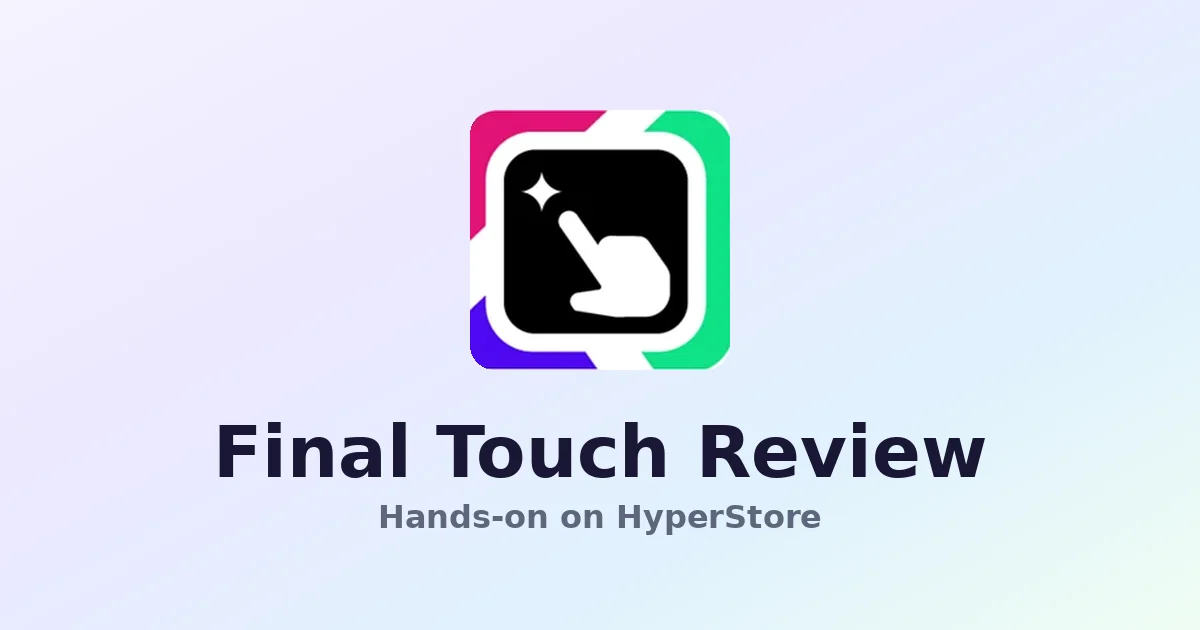 Final Touch Review: AI Product Photography Made Easy