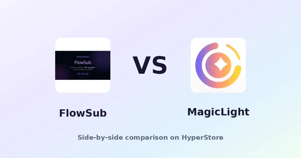 FlowSub vs MagicLight: Legendas ou animação por IA?