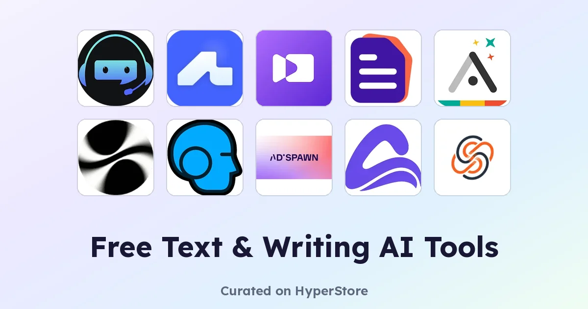 Free Text & Writing AI Tools Worth Trying Today