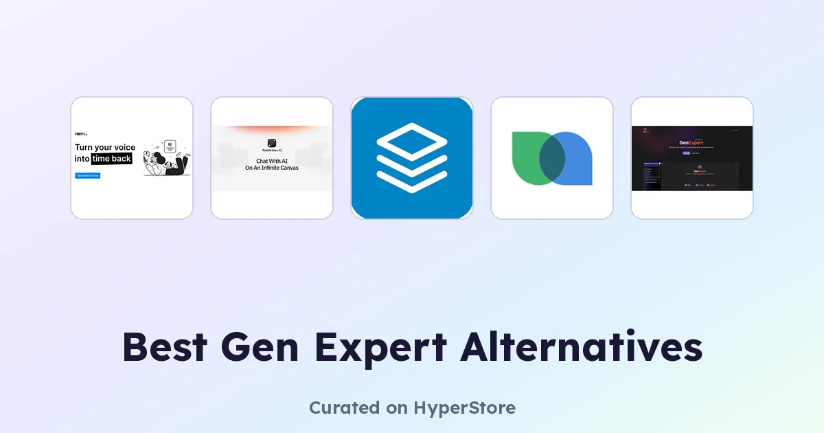 Melhores alternativas ao Gen Expert: principais ferramentas de IA comparadas