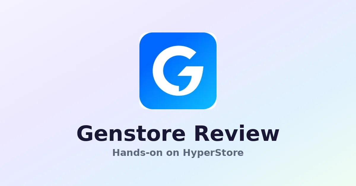 Genstore review on HyperStore — screenshot of the Genstore directory listing