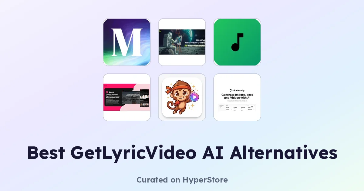 Лучшие альтернативы GetLyricVideo AI для музыкальных видео