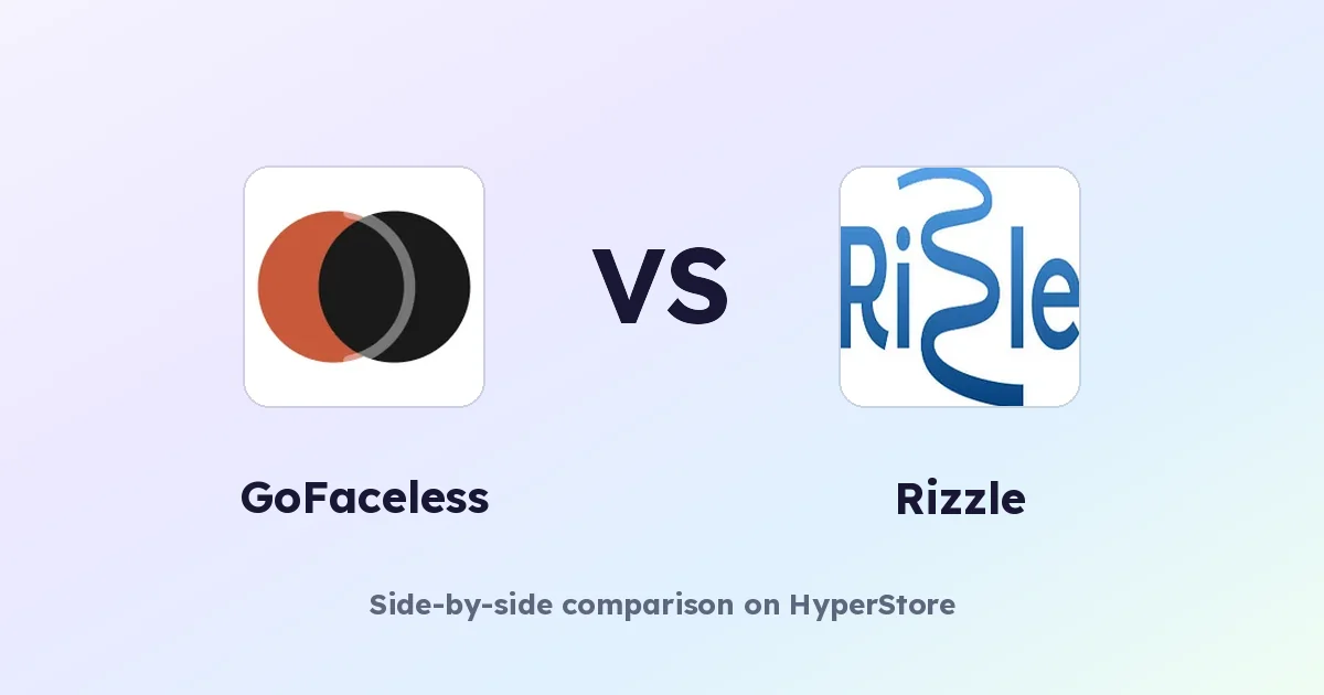 GoFaceless vs Rizzle: Welche KI-Videoplattform passt zu dir?